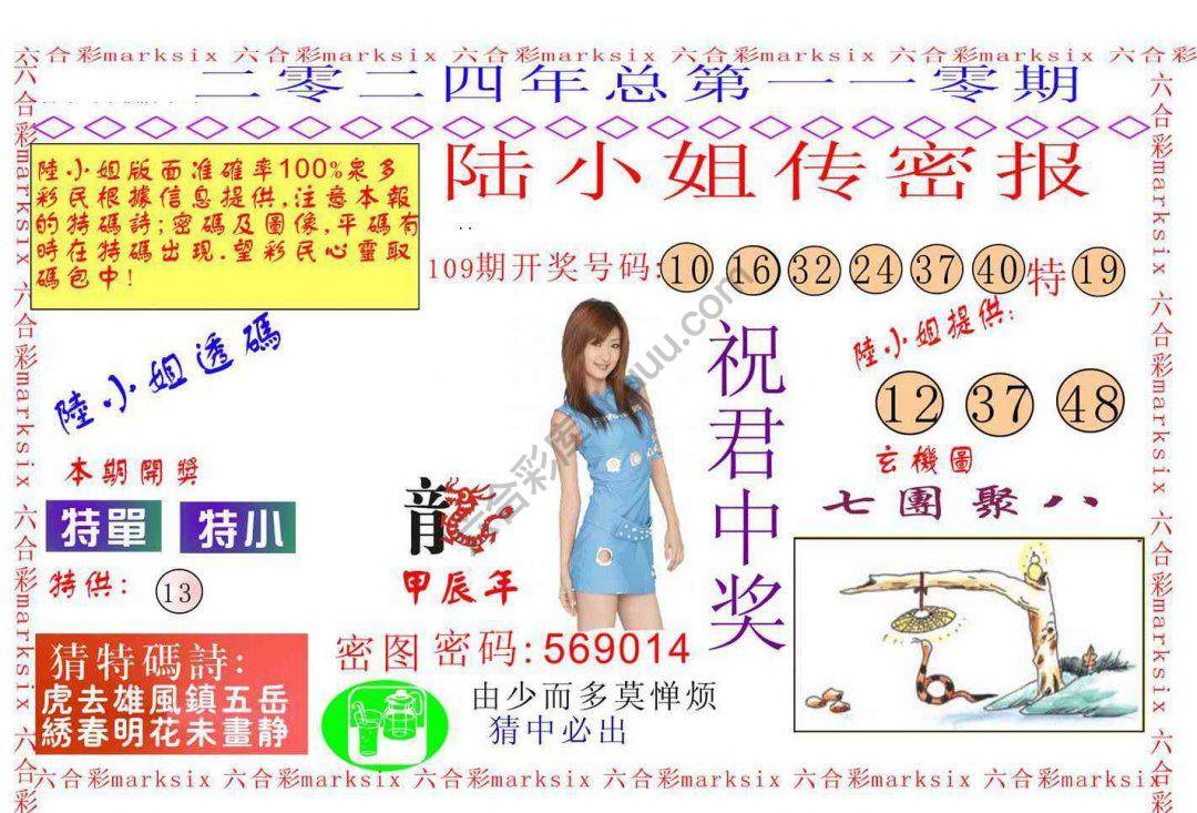 陆小姐传密