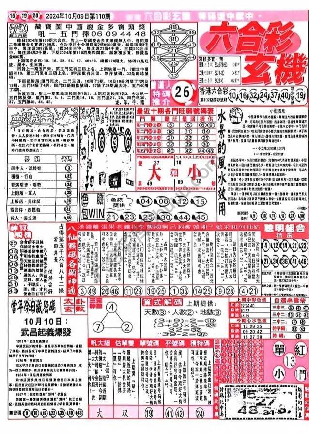 六合彩玄机