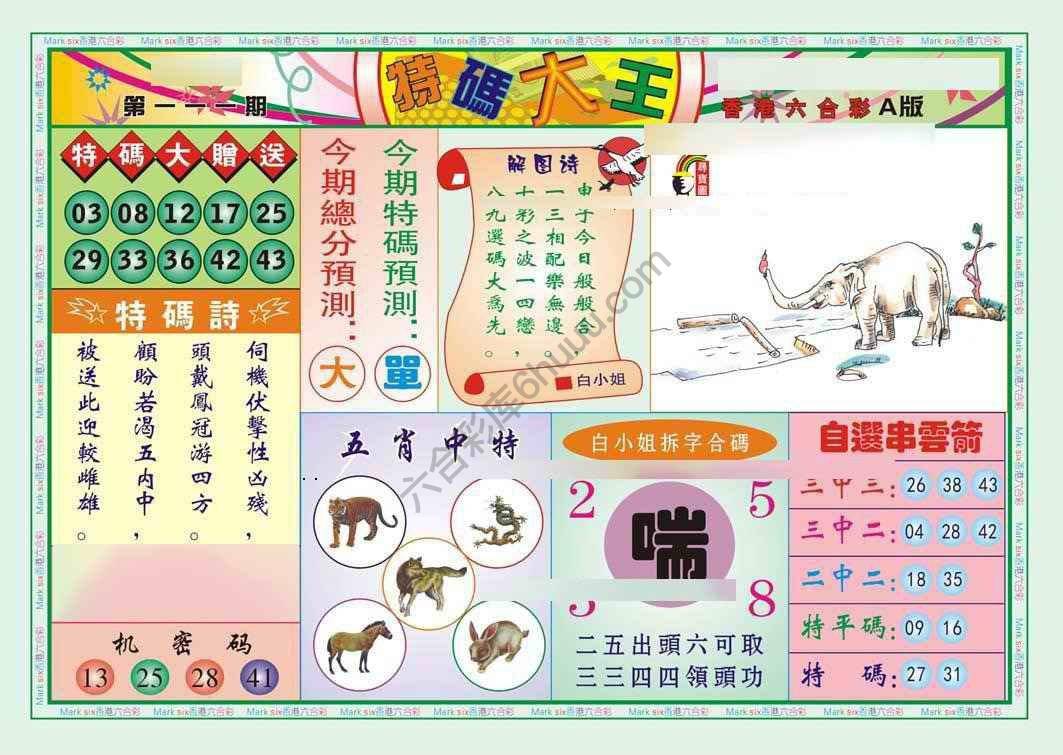 特码大王