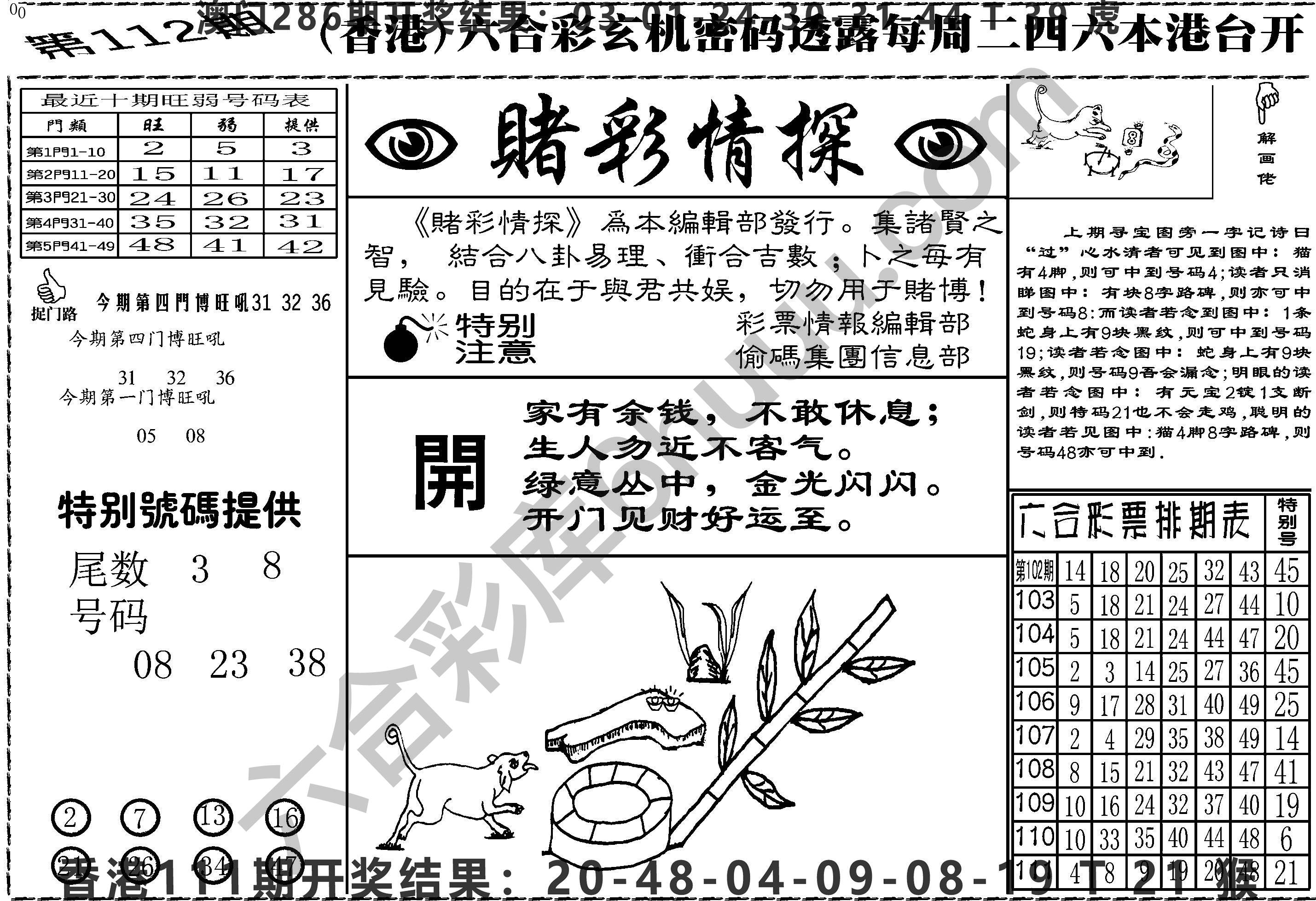 赌彩情探