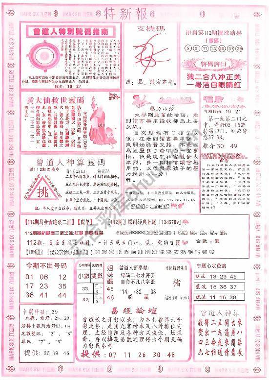 特新报大版