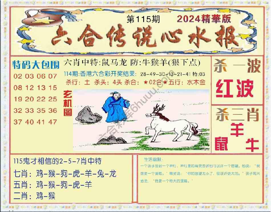 六合传说心水报