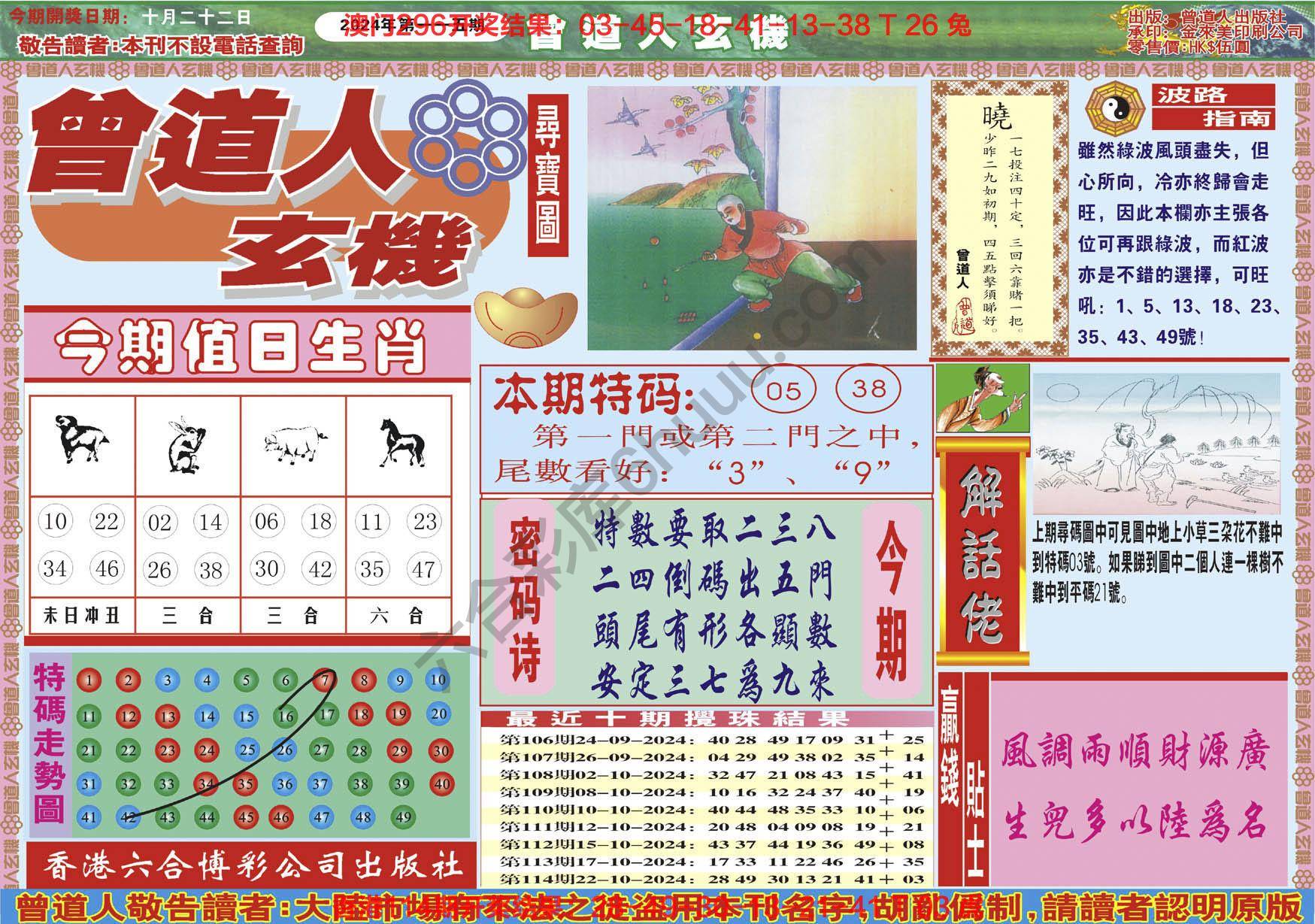 曾道人玄机