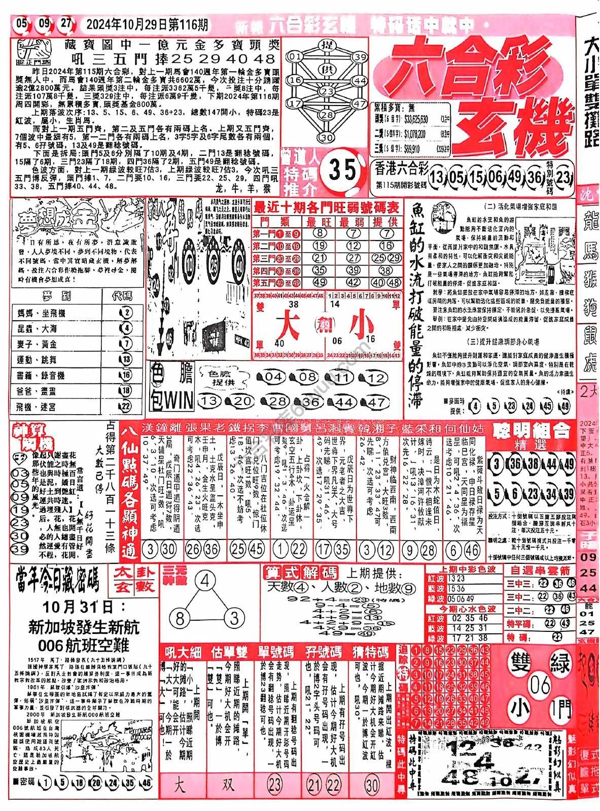 六合彩玄机