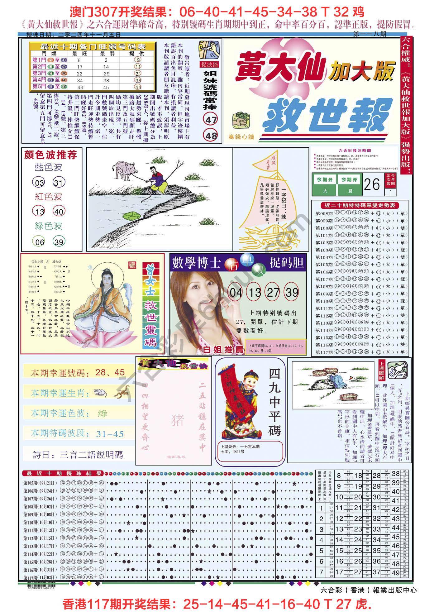 黄大仙救世报（加大版）