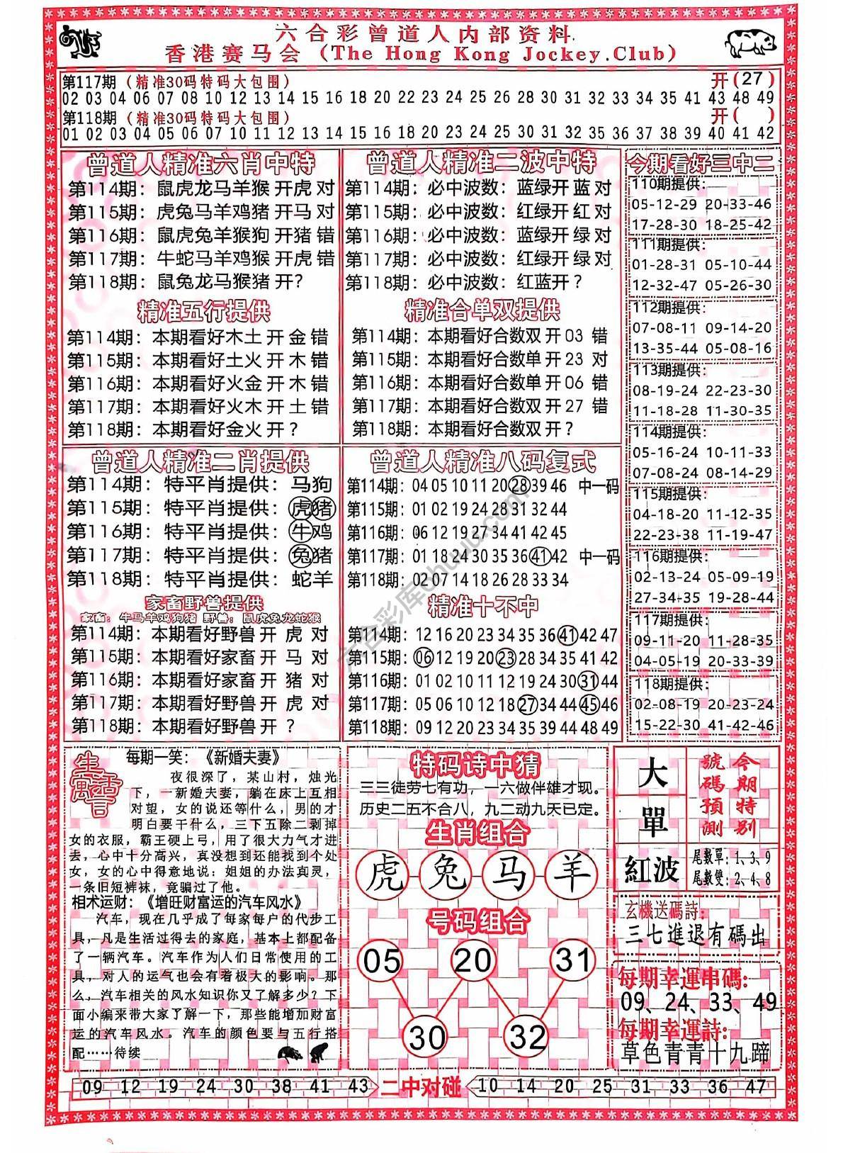 曾道人内部资料