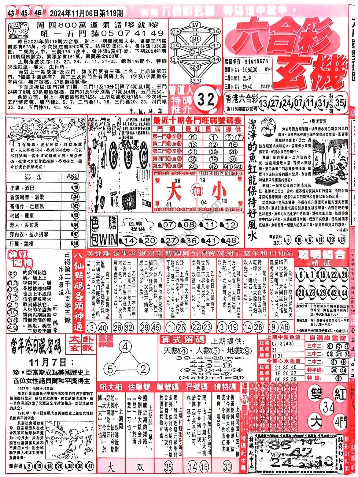 六合彩玄机