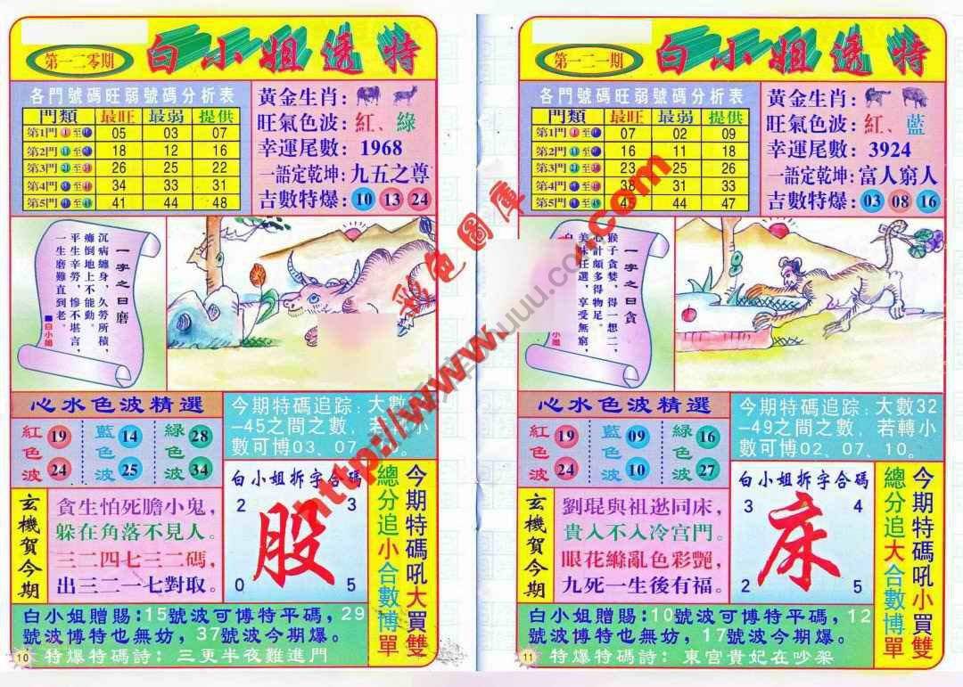 白小姐透特
