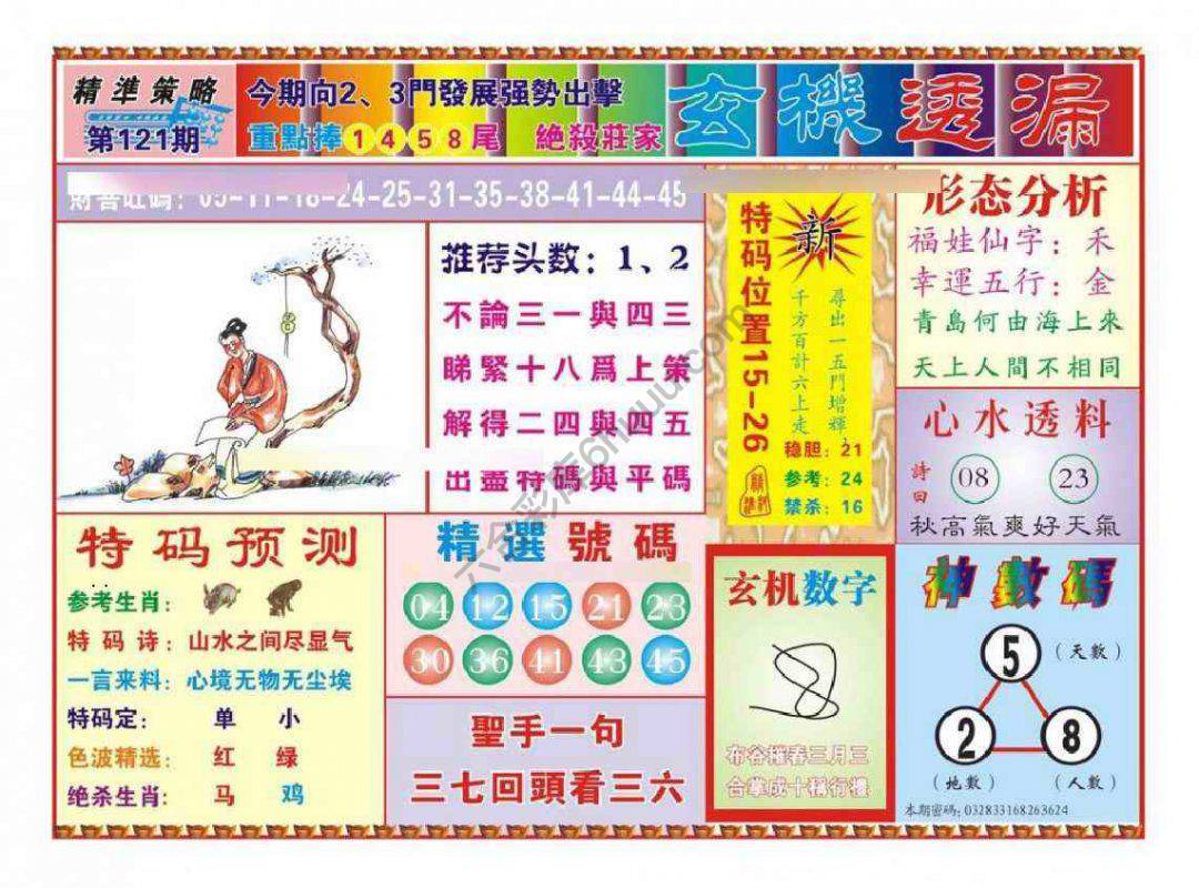 玄机透漏