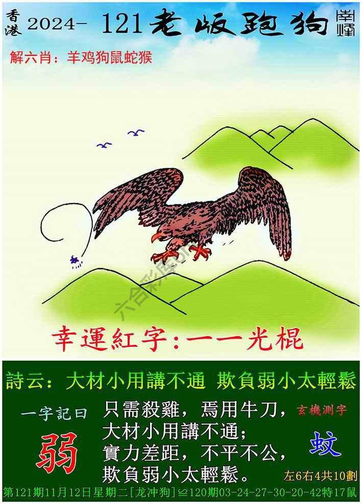 老版跑狗图