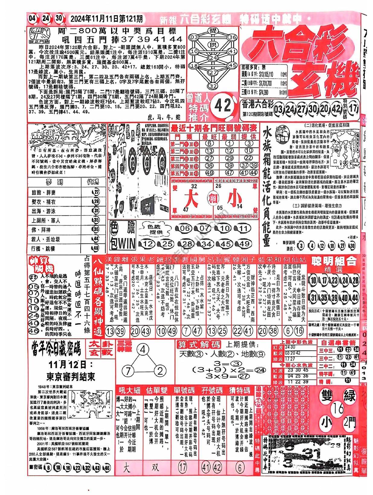 六合彩玄机