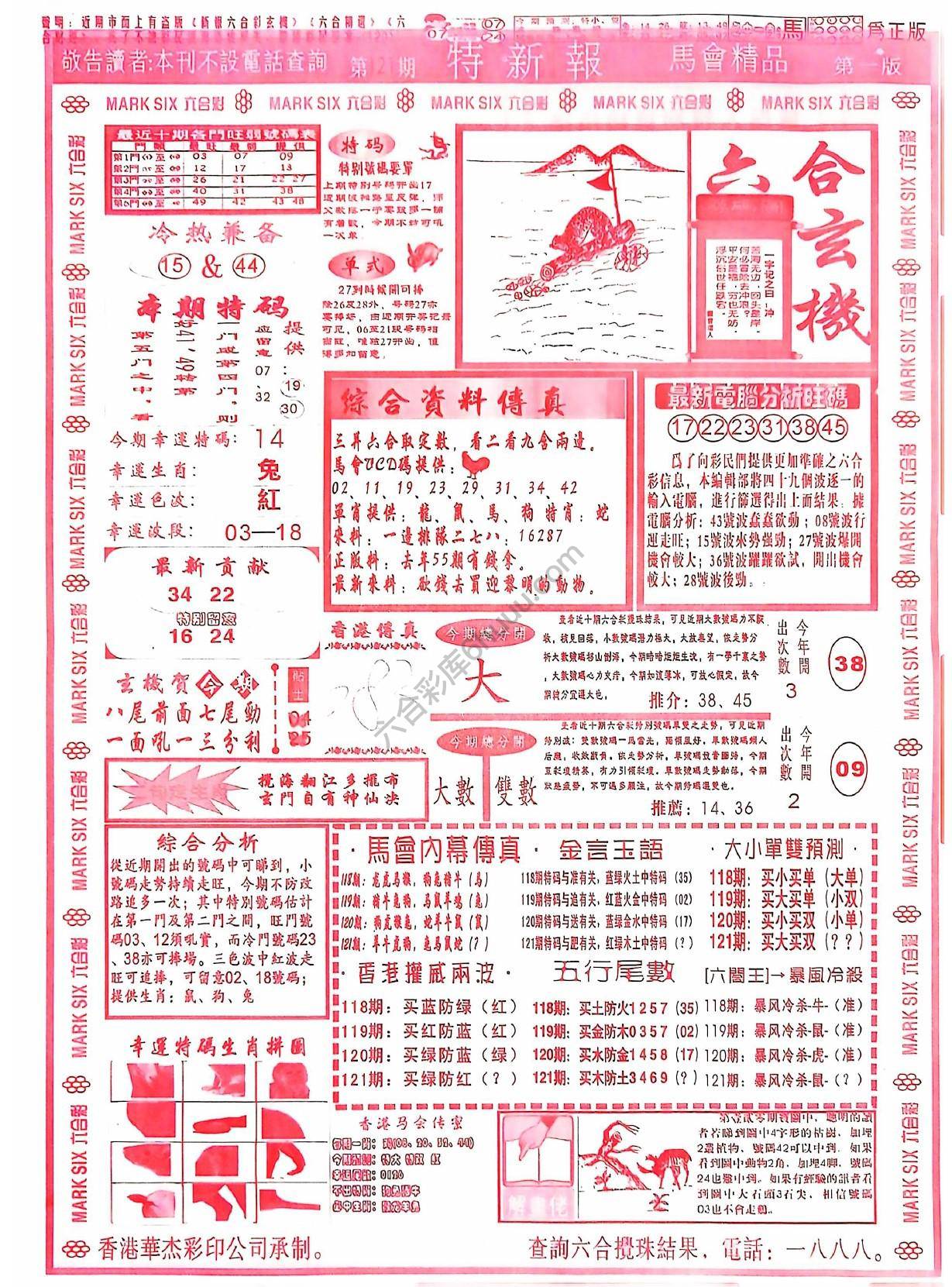 特新报大版
