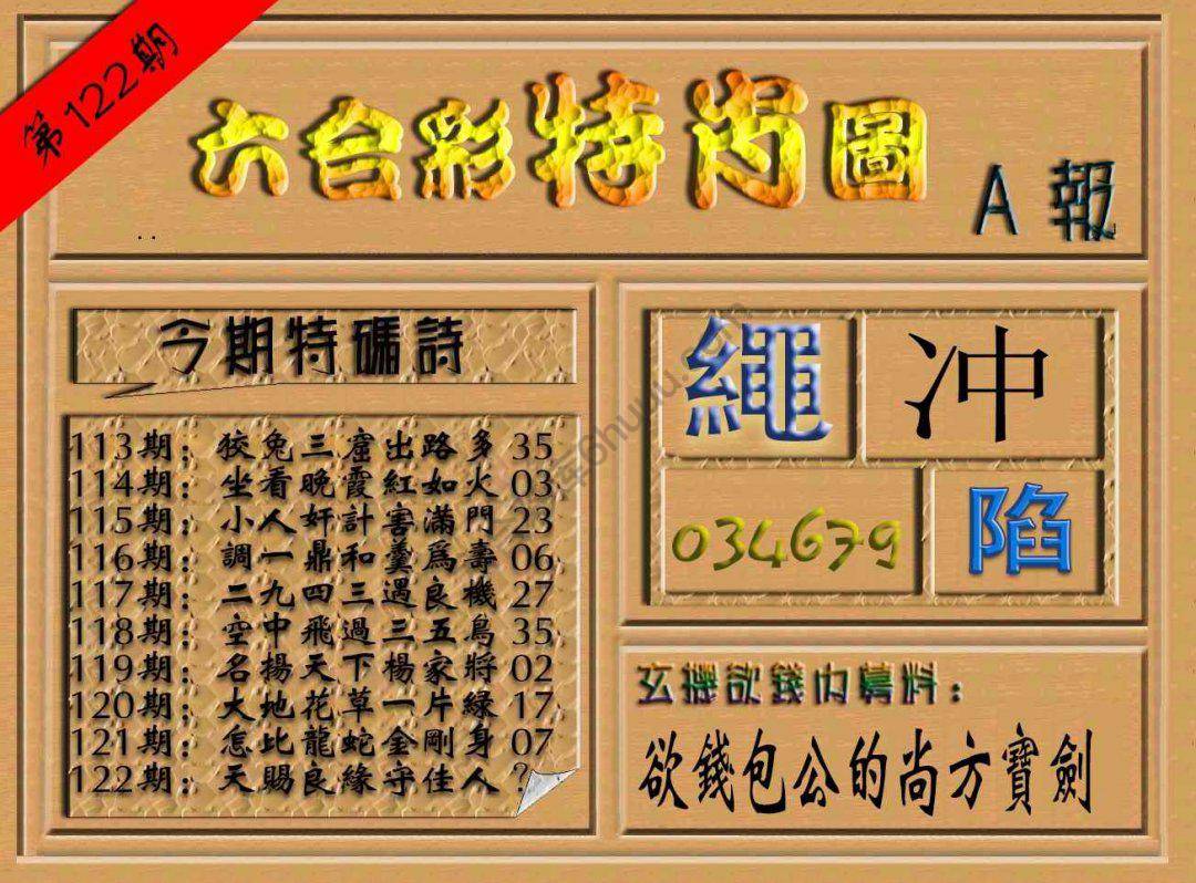 六合彩特肖图