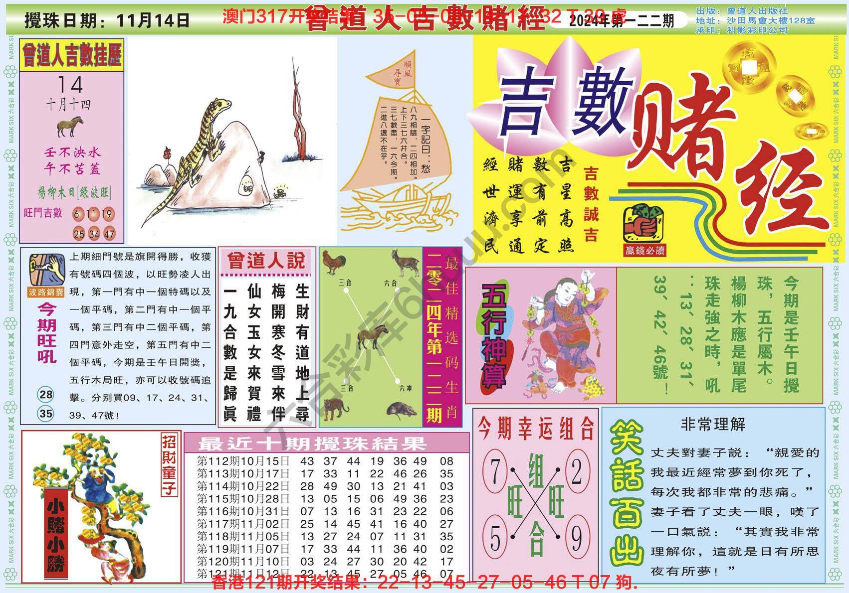 曾道人吉数赌经