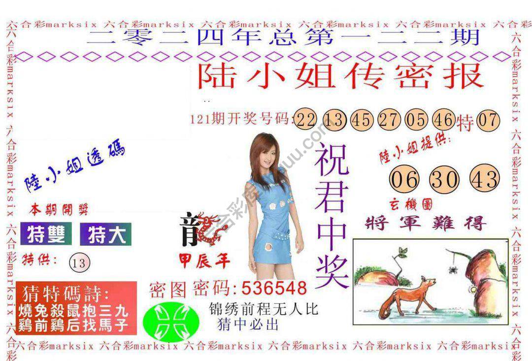 陆小姐传密