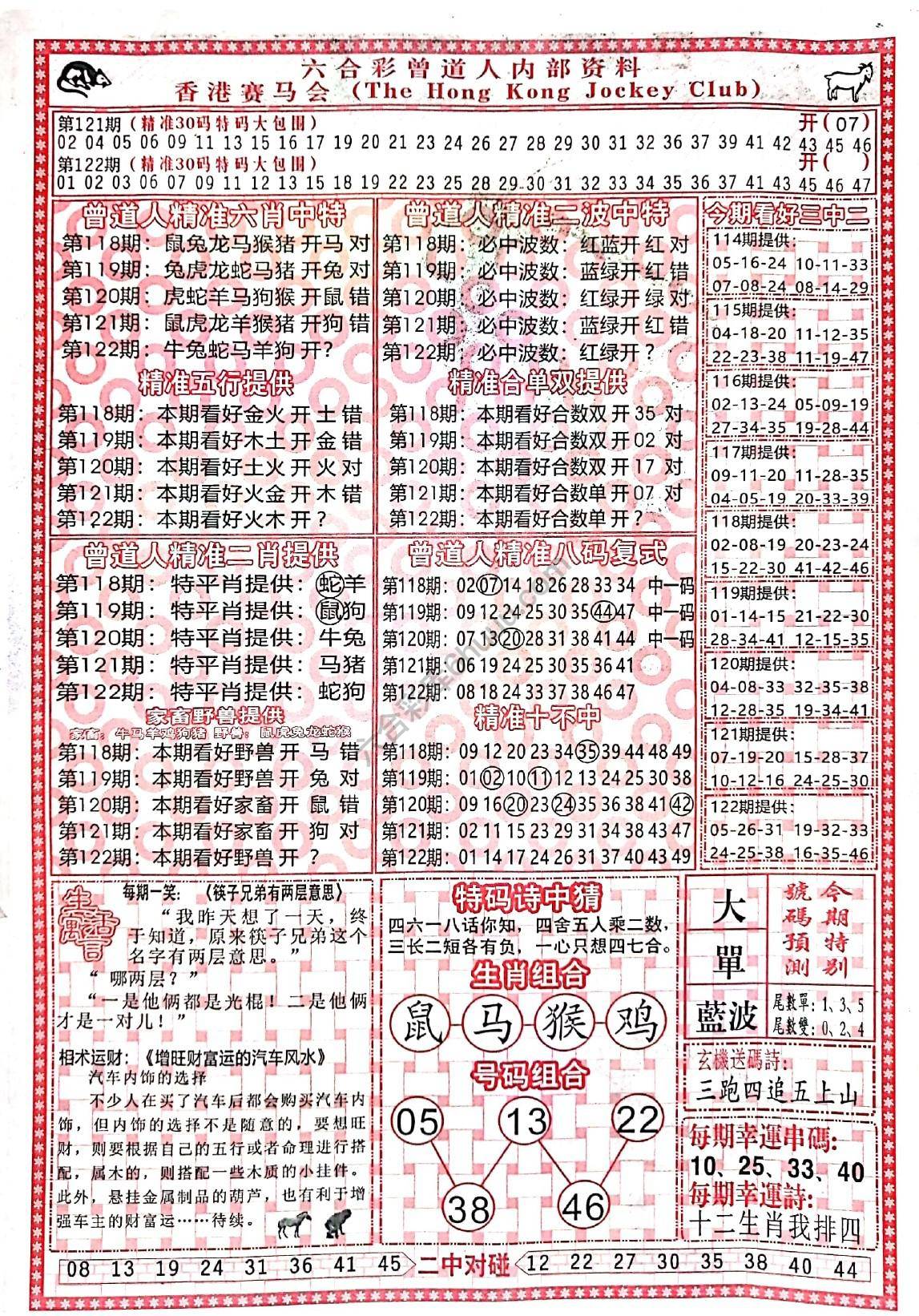 曾道人内部资料
