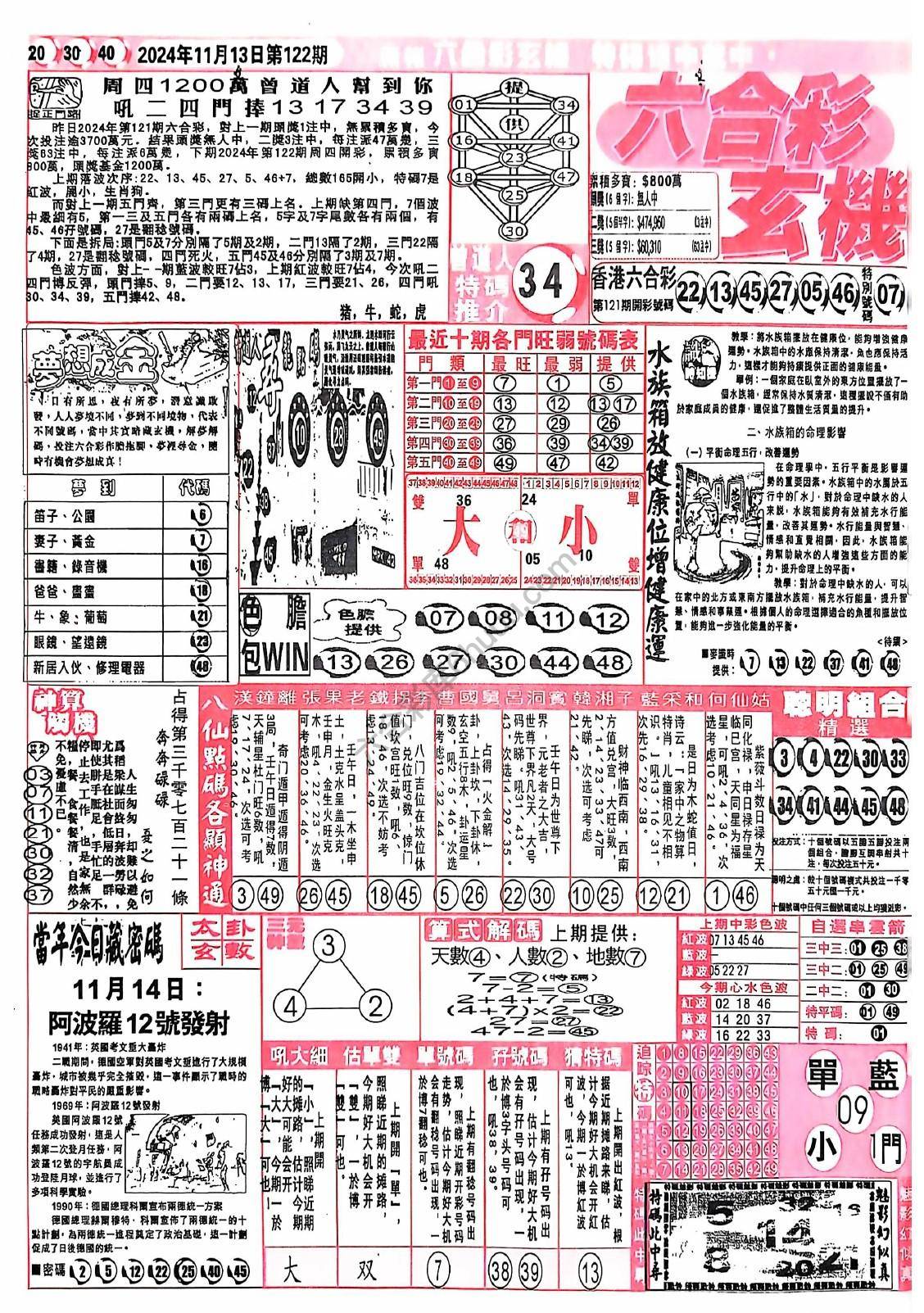 六合彩玄机