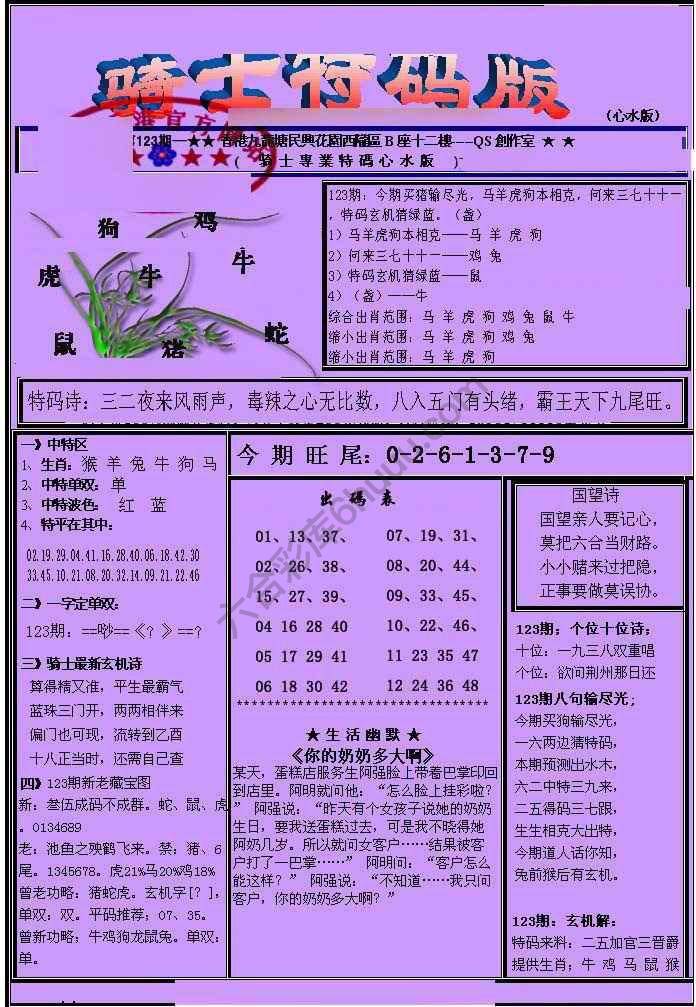 另类骑士特码版