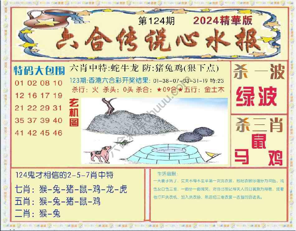 六合传说心水报