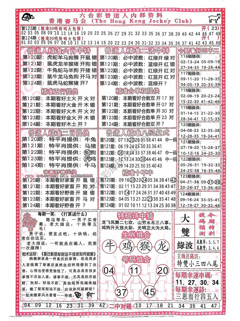 曾道人内部资料