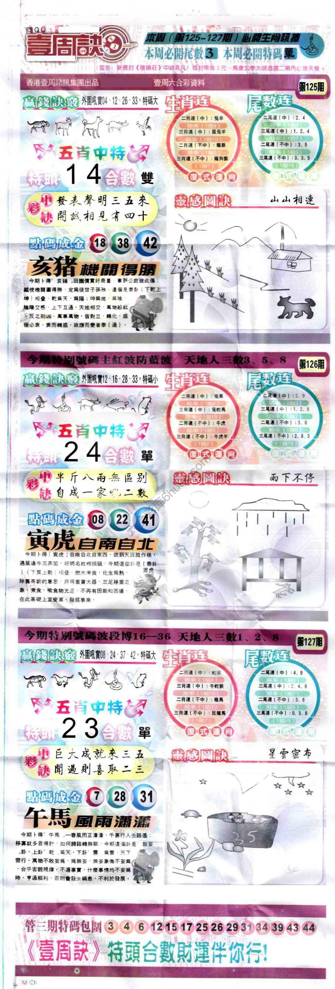 一周决
