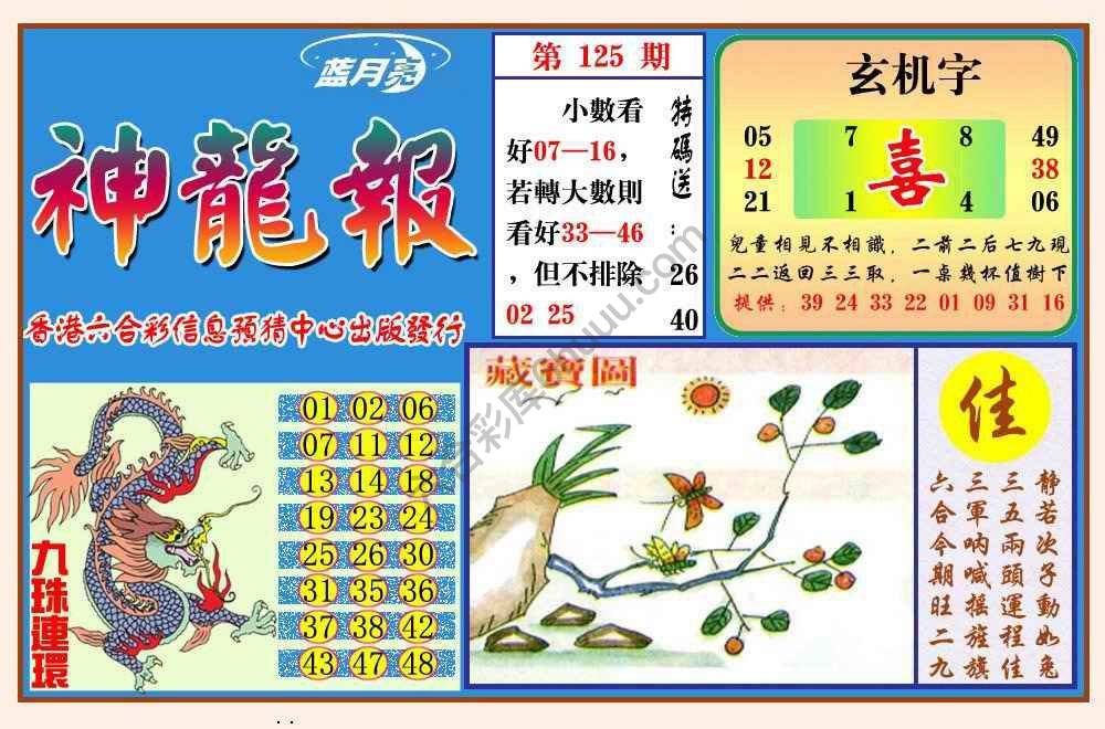 蓝月亮神龙报