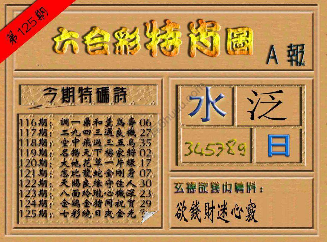 六合彩特肖图