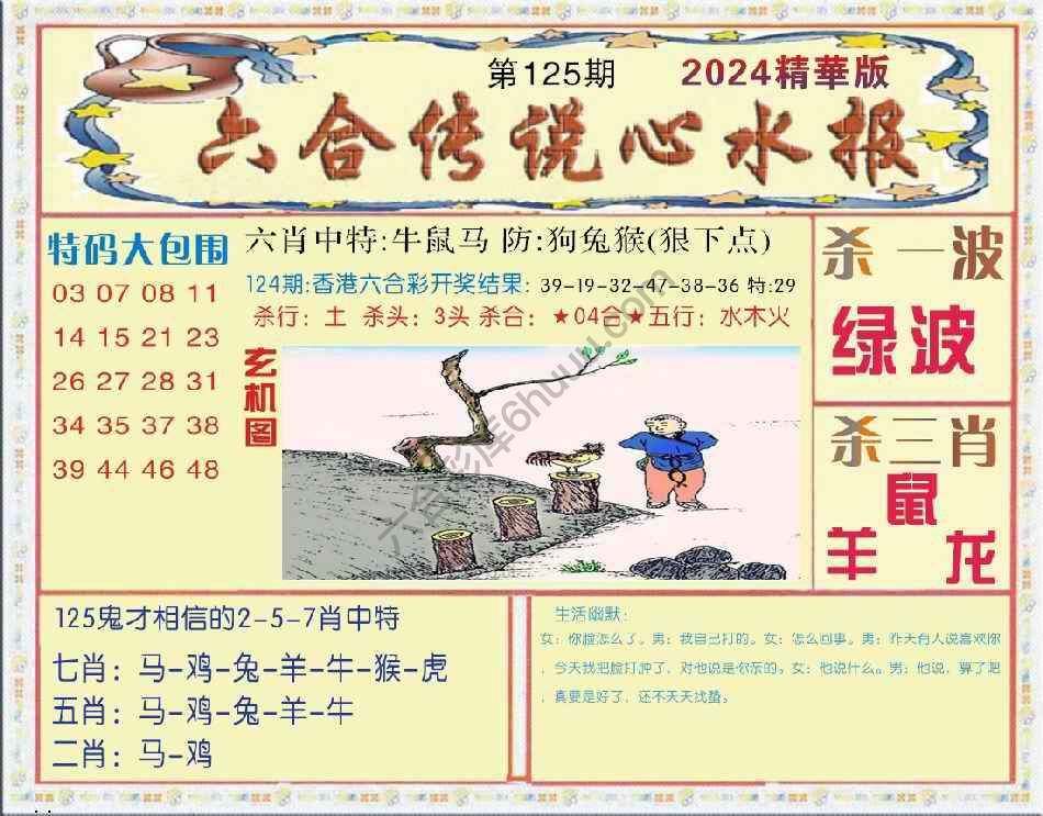 六合传说心水报