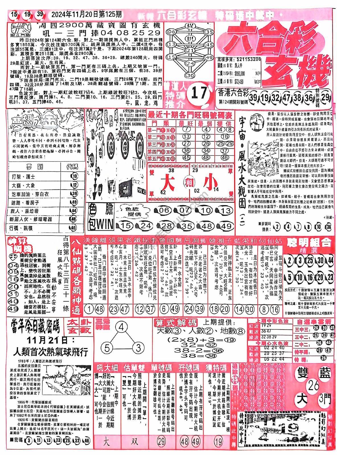 六合彩玄机