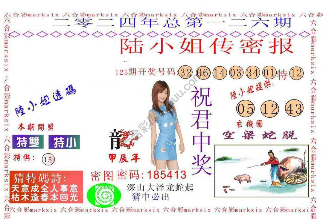 陆小姐传密