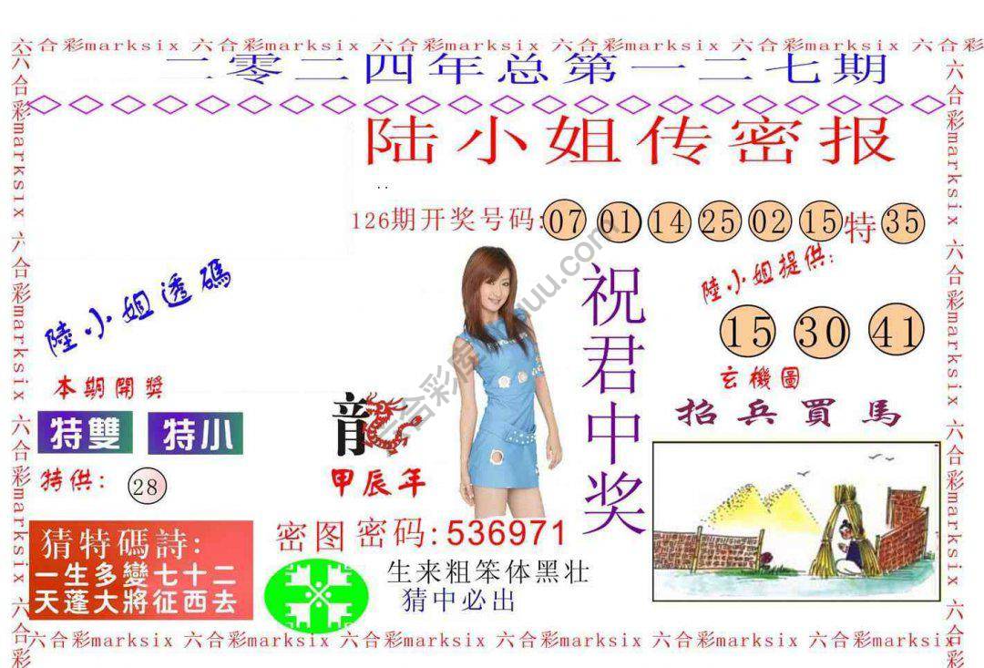 陆小姐传密