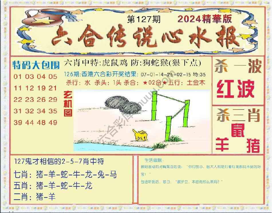 六合传说心水报