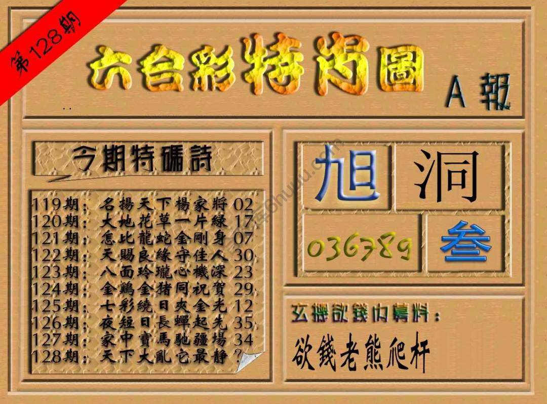 六合彩特肖图