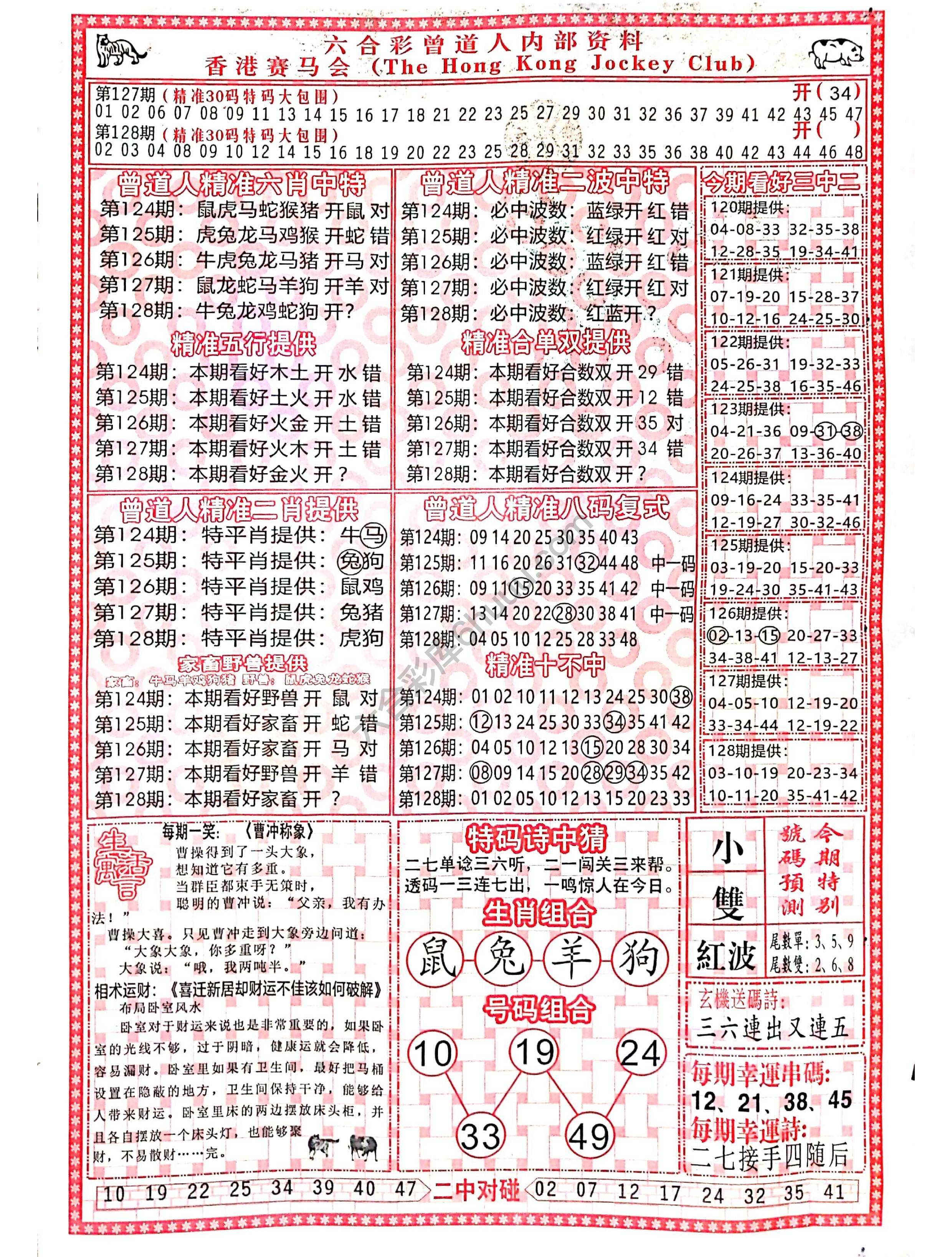 曾道人内部资料