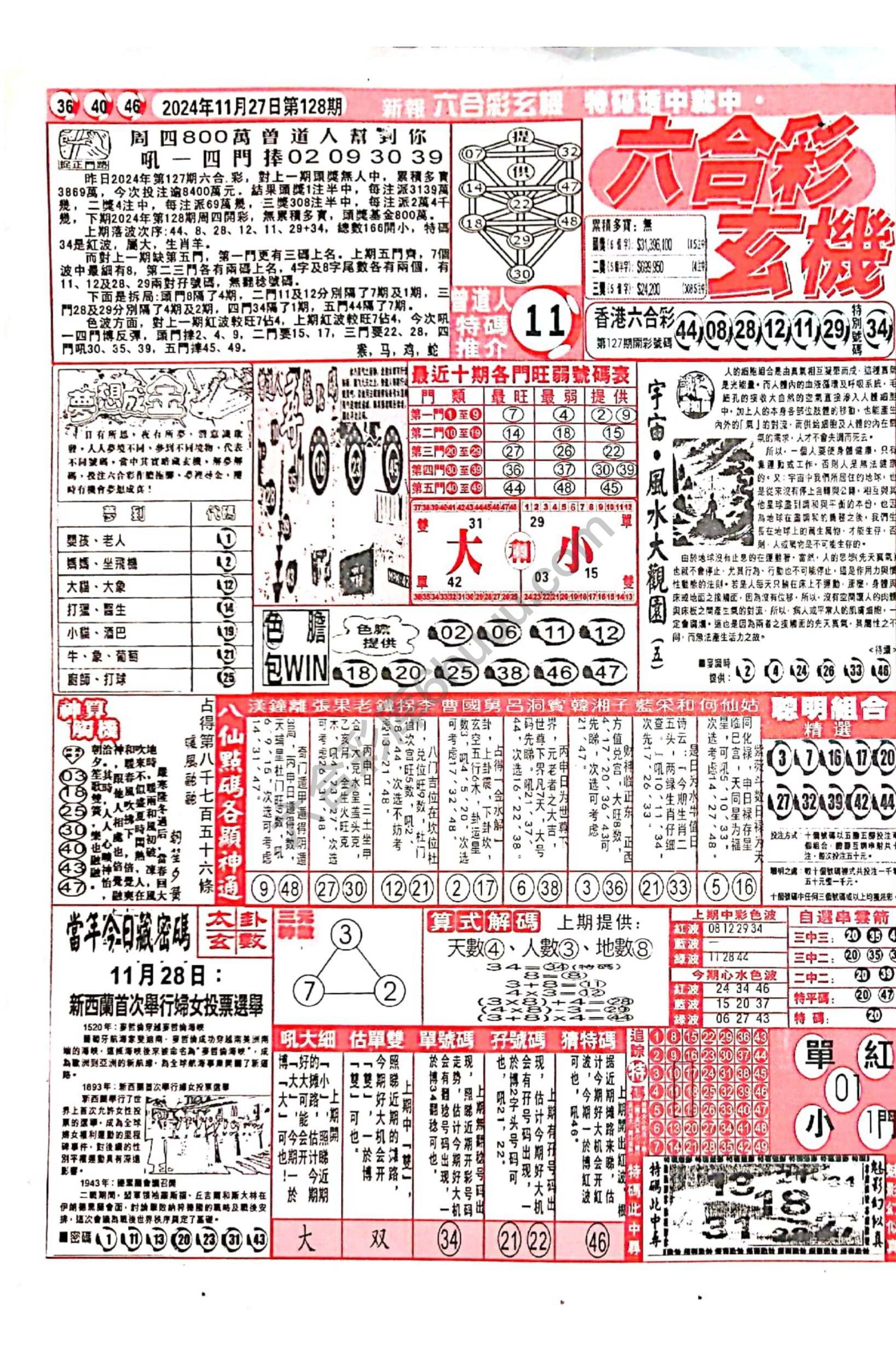 六合彩玄机