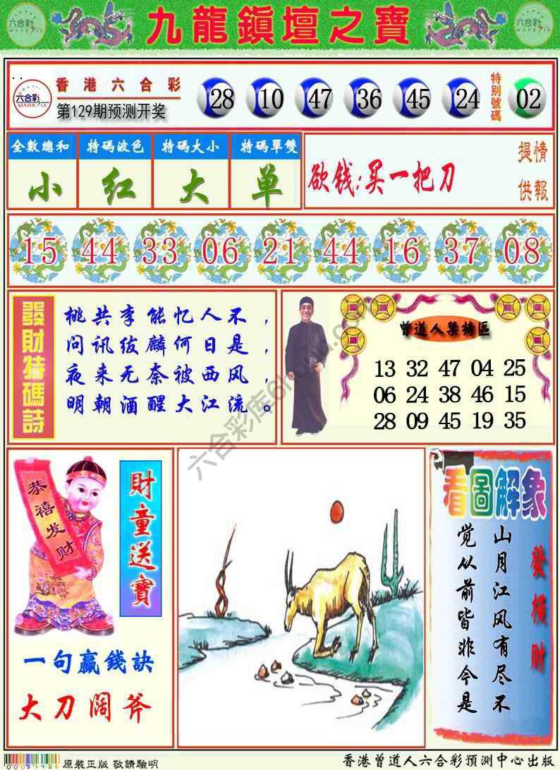 九龙挂牌解特码