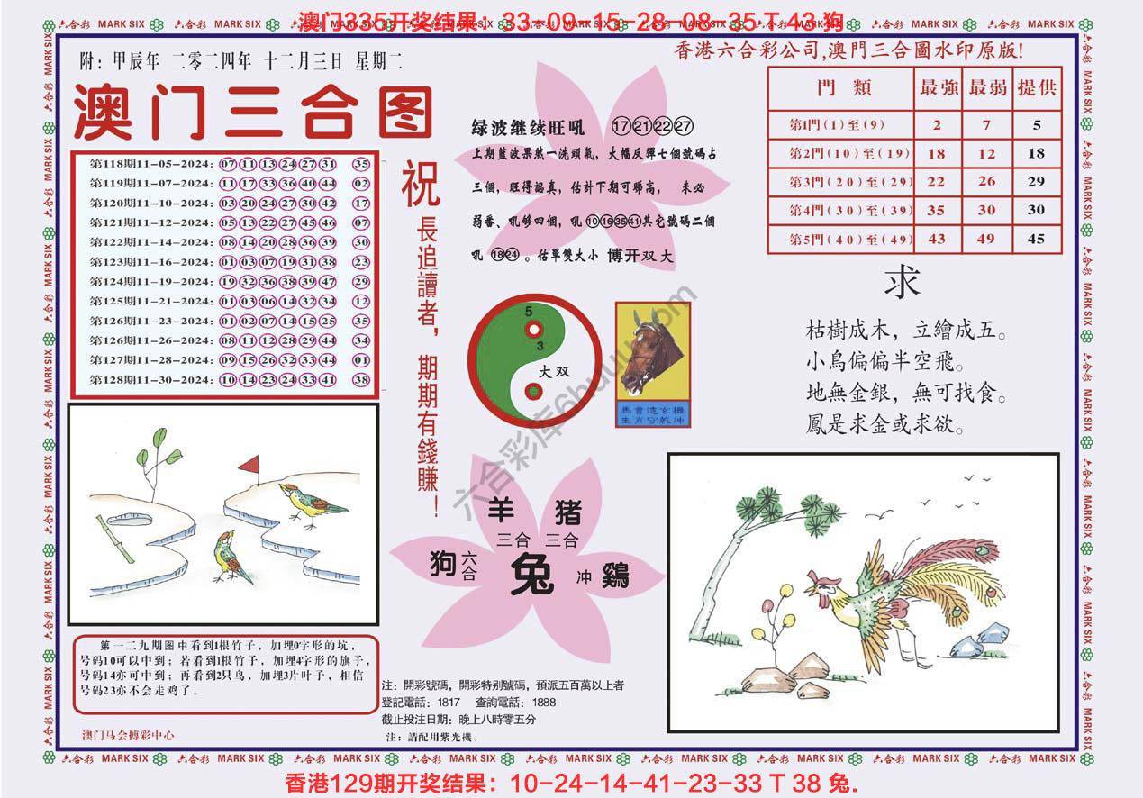 澳门三合图