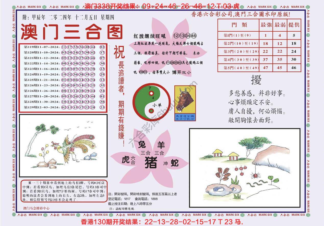 澳门三合图