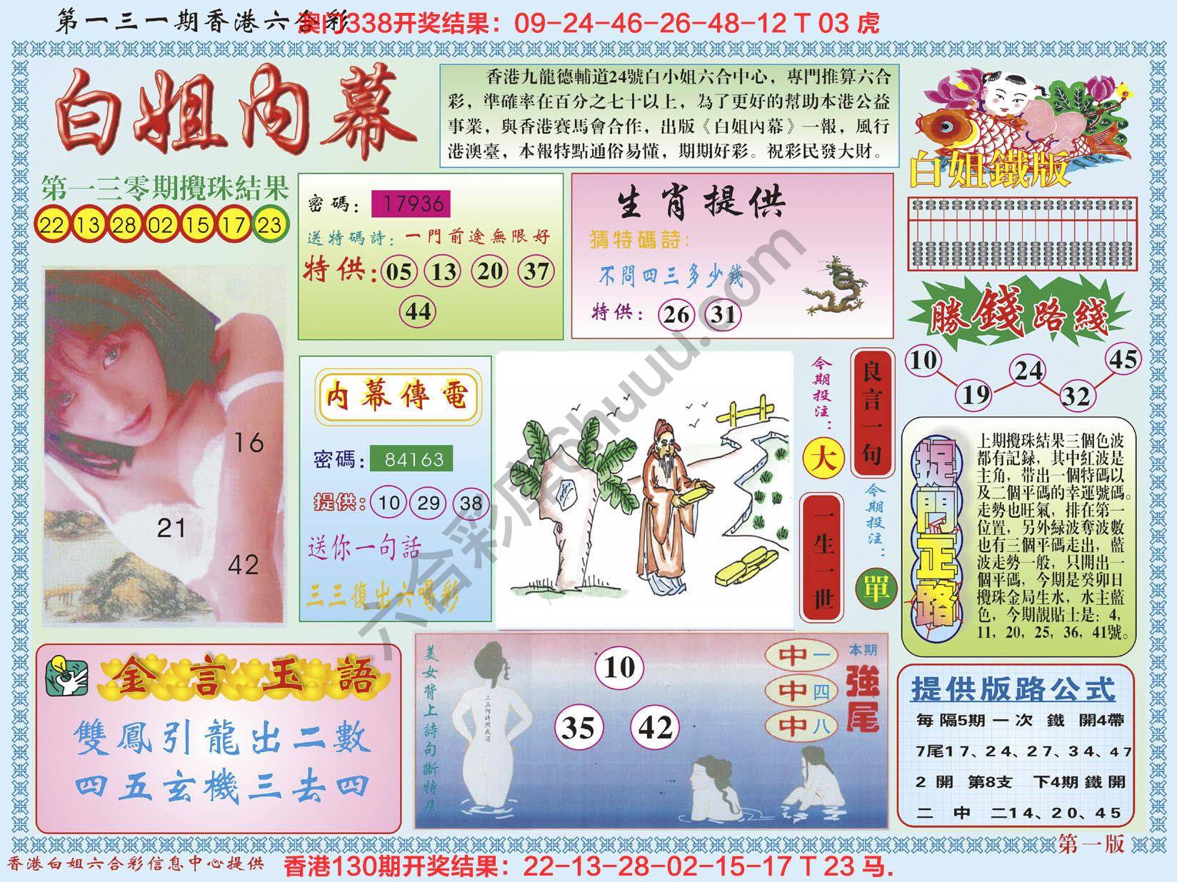 白姐内幕