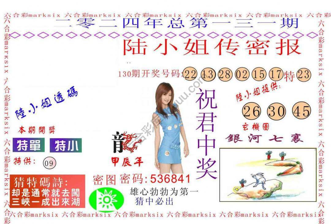 陆小姐传密