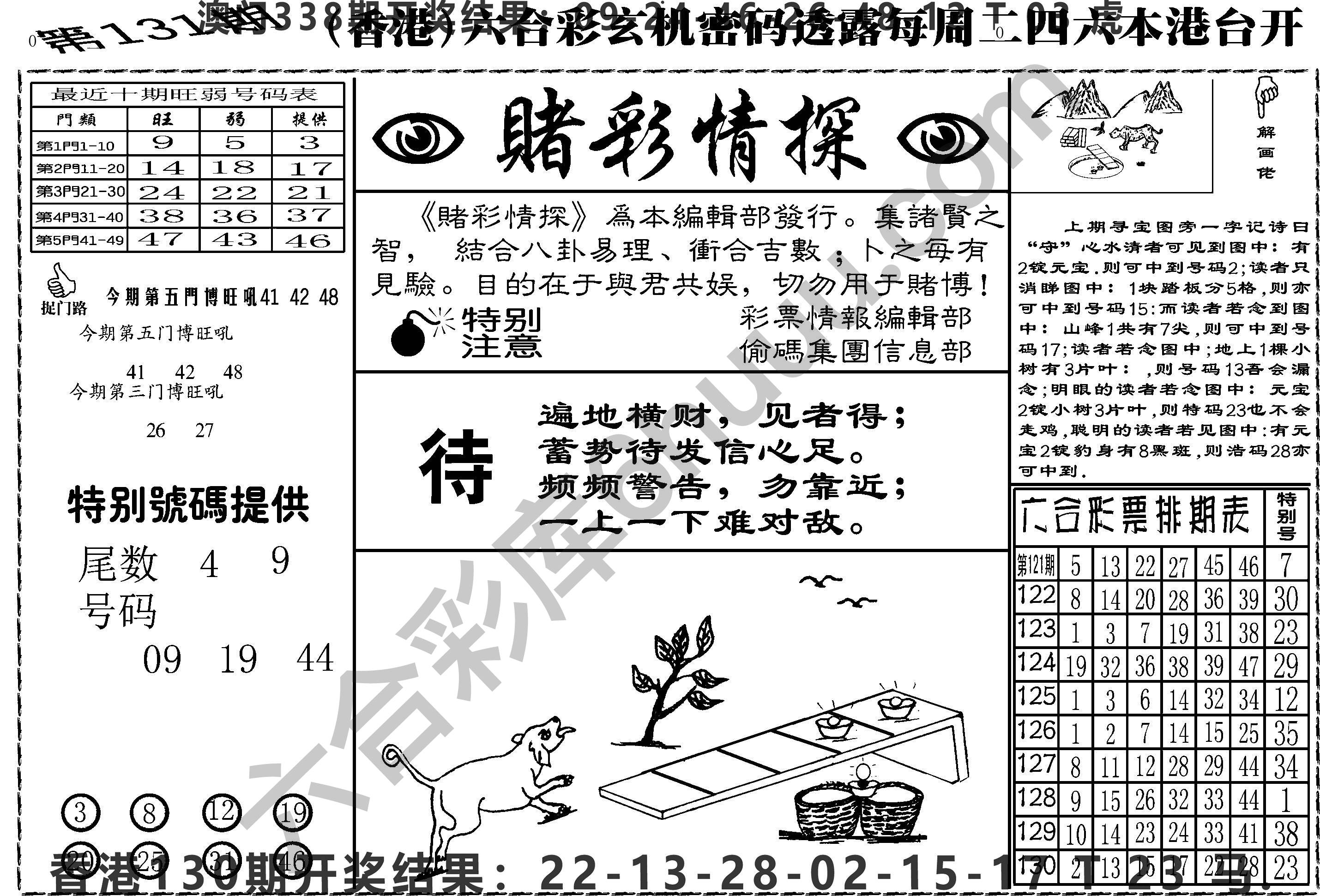 赌彩情探