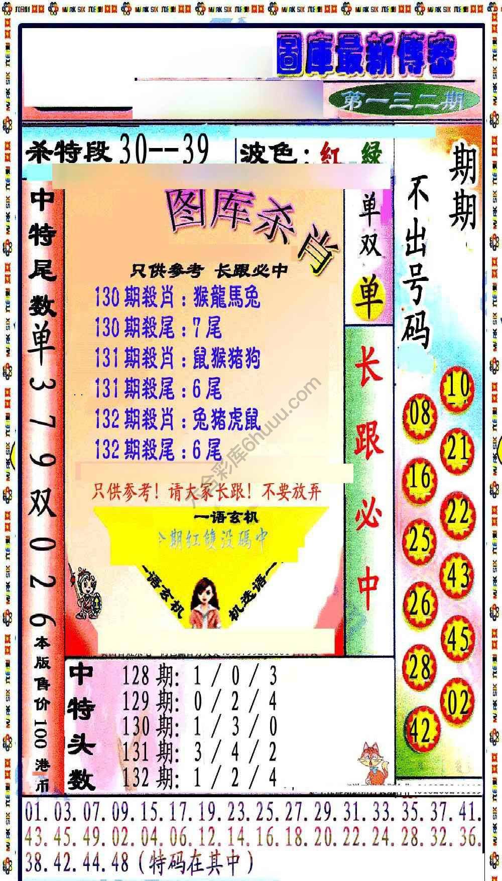 最新传密杀6肖