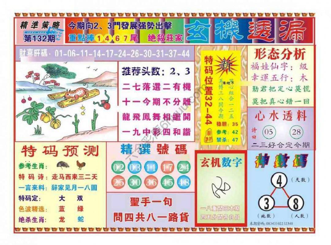 玄机透漏