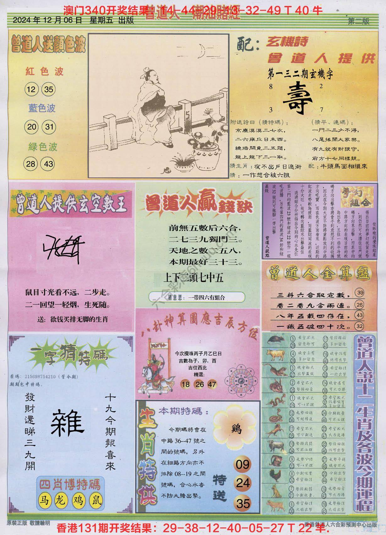 曾道人潮汕赌经