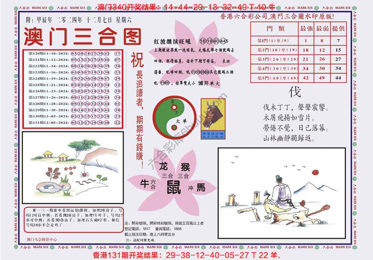 澳门三合图