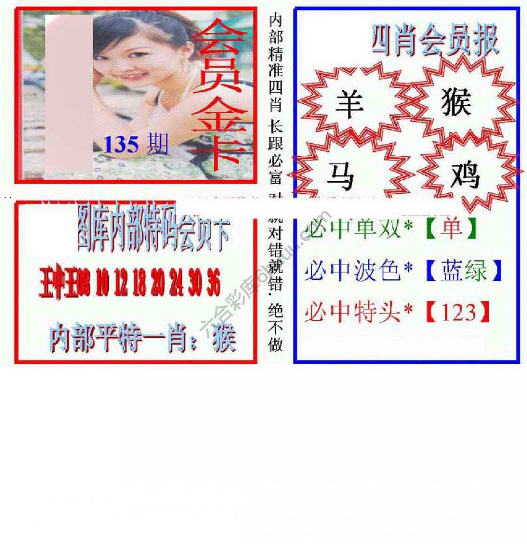 马经四肖会员报