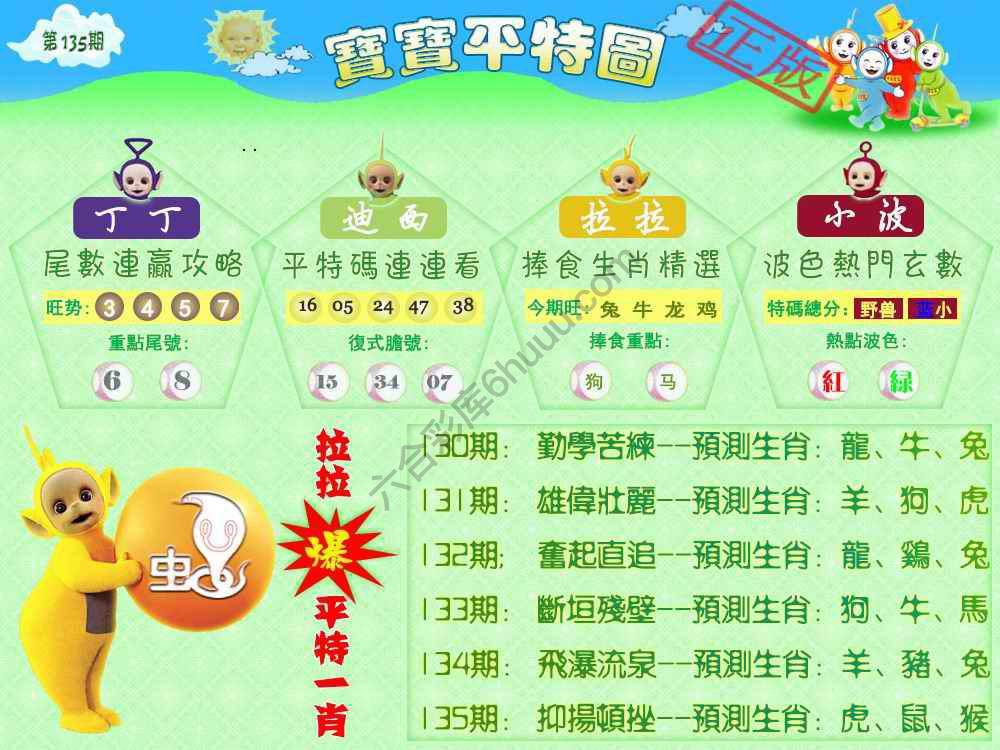 宝宝平特图