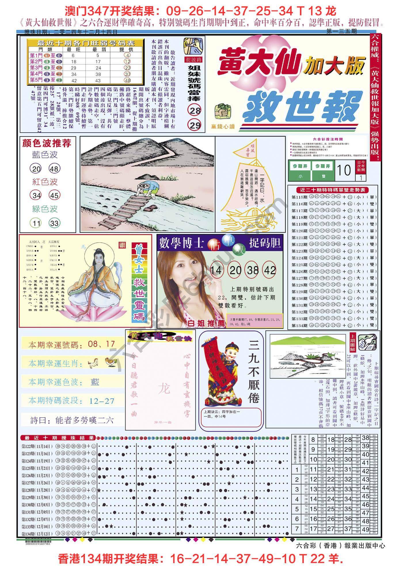 黄大仙救世报（加大版）
