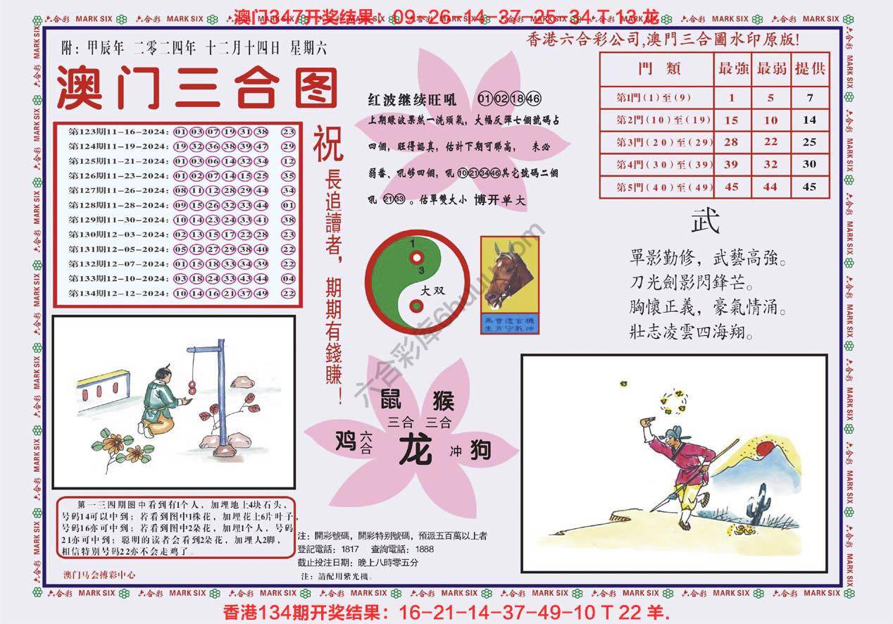 澳门三合图