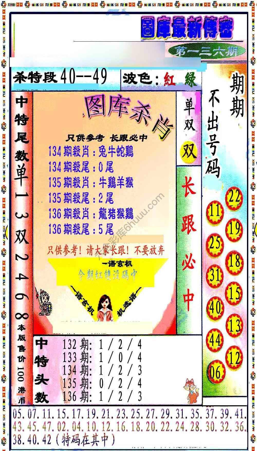 最新传密杀6肖